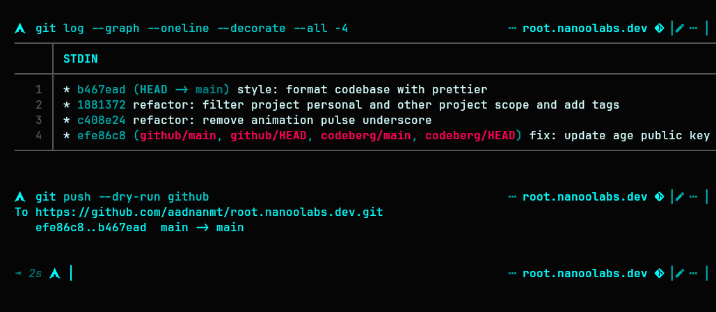 Git Push Dry Run
